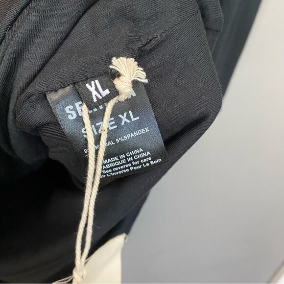 SER.O.YA SIOBHAN DRESS low back stretchy bodycon LBD logo Mini Long Sleeve XL - Picture 6 of 11